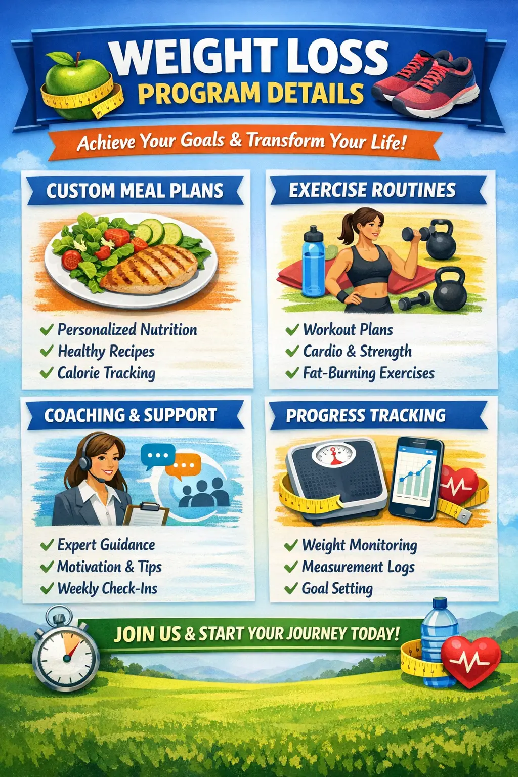 Weight loss program consultation